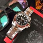 Copy Rolex GMT 2018 'Root Beer' Two Tone Rose Gold Watch 40 MM
